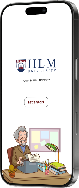 Student app welcome screen